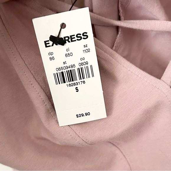 NWT Express Pink Lace Back Bodysuit - Picture 4 of 5